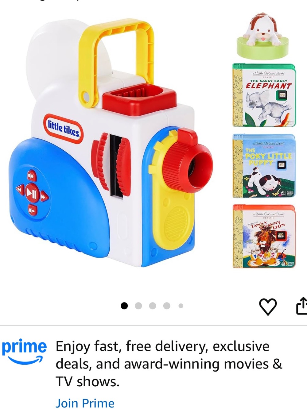 Little Tikes Story Dream Machine Video Camera with story collections bundle